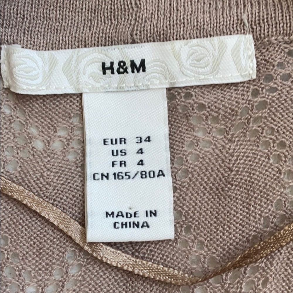 H&M Women’s Net Tie Front Cardigan - Picture 6 of 8